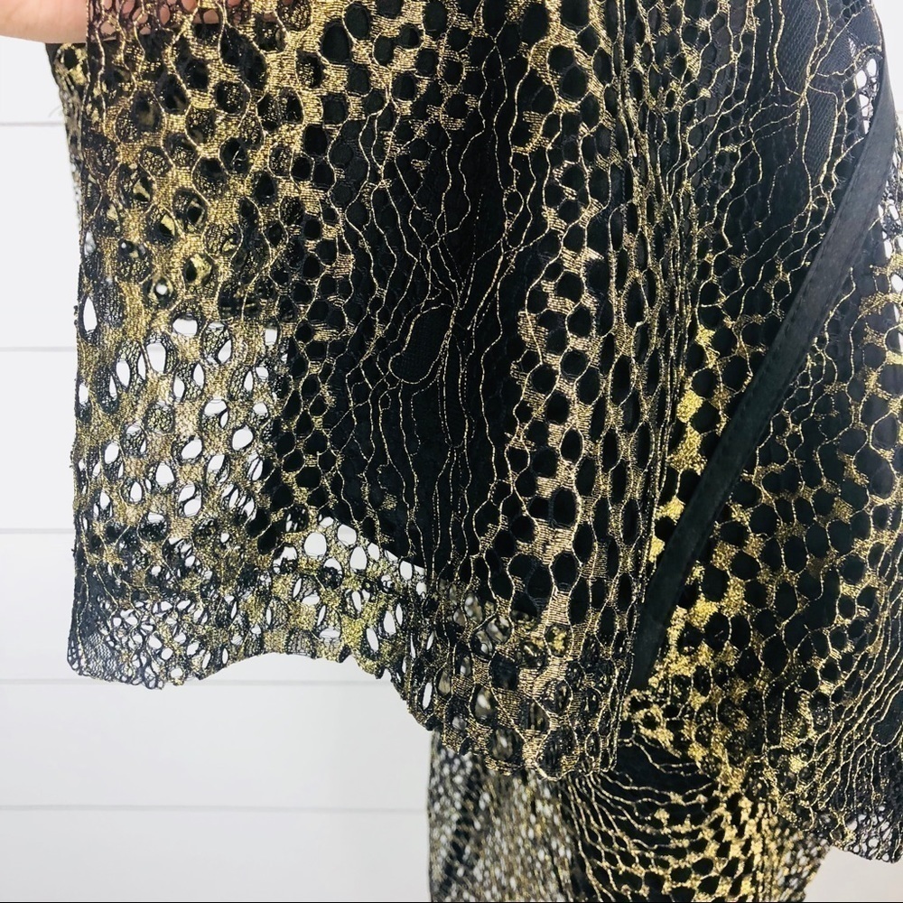 [Anne‎ Klein] Sleeveless Lace Fit-and-Flare Dress - Picture 3 of 8